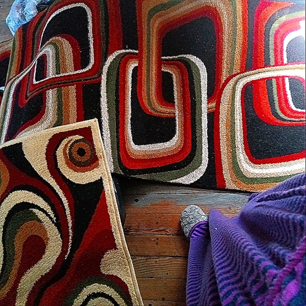 Tricolor runner and door mat